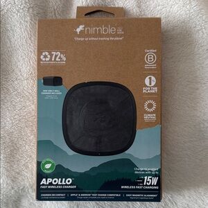 NWT Nimble Apollo Wireless Charger - Black